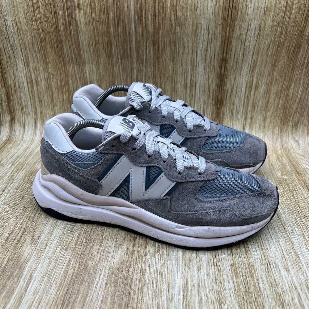 New Balance 57/40 Sneaker Men's Size 9.5 Grey Blue Suede Low Top M5740HCF